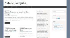 Desktop Screenshot of nataliepompilio.com