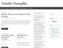 Tablet Screenshot of nataliepompilio.com